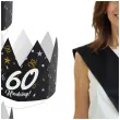 korony papierowe 60 urodziny glamour birthday 3 szt