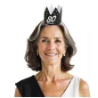 korony papierowe 80 urodziny glamour birthday 3 szt