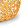 koszyczek papierowy plecionka pomaranczowa okragly aliga