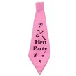 krawat hen party rozowy