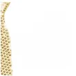 krawat z cekinami zloty godan 38 5 cm
