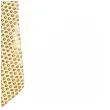 krawat z cekinami zloty godan 38 5 cm