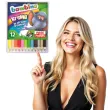 kredki olowkowe drewniane mix bambino 12 szt