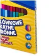 kredki olowkowe dwustronne 48 kolorow temperowka mix astra 24 szt
