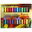 kredki pastele suche w sztyfcie mix titanum 24 szt
