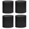 krepa dekoracyjna slim classic czarna partydeco 5x100 cm