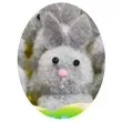 kroliczki dekoracyjne szare 5 cm aliga 3 szt