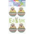 krysztalki samoprzylepne wielkanocne kurczaki easter mix brewis