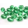 krysztalowe kamienie 3 0x2 5cm zielony 30szt 1op