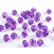 krysztalowe koraliki liliowy 10mm 1op
