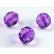 krysztalowe koraliki liliowy 30mm 1op