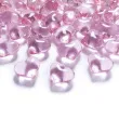 krysztalowe serca j rozowy 2 1cm 1op