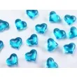 krysztalowe serca turkus 2 1cm 1op
