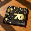 ksiega gosci album pamiatkowy na zdjecia i podpisy 70 urodziny glamour dekoracja