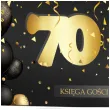 ksiega gosci album pamiatkowy na zdjecia i podpisy 70 urodziny glamour dekoracja