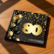 ksiega gosci album pamiatkowy na zdjecia i podpisy 80 urodziny glamour dekoracja