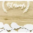 ksiega gosci drewniana blessings partydeco 27x39 cm 30 skrzydelek