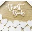 ksiega gosci drewniana guest book partydeco 30x43 cm 50 serc