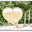 ksiega gosci drewniane serce partydeco 44x37 cm 70 serc