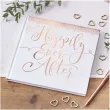 ksiega gosci happily ever after ginger ray rozowo zlota 20 5x21cm 32 kartki