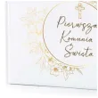 ksiega gosci komunia swieta gold line glamour 31x22 cm