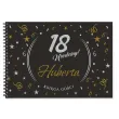 ksiega gosci na urodziny album pamiatkowy na zdjecia i podpisy glamour birthday personalizacja