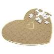 ksiega gosci puzzle serce partydeco 45 x 35 5 cm