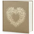 ksiega gosci serce partydeco kraft 20 x 20 5 cm 22 kartki