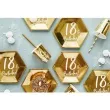 kubeczki 18 urodziny gold partydeco 220 ml 6 szt