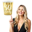 kubeczki 30 urodziny gold partydeco 220 ml 6 szt