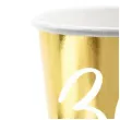 kubeczki 30 urodziny gold partydeco 220 ml 6 szt