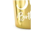 kubeczki 30 urodziny gold partydeco 220 ml 6 szt