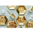 kubeczki 40 urodziny gold partydeco 220 ml 6 szt