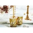 kubeczki 60 urodziny gold partydeco 220 ml 6 szt