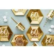 kubeczki 60 urodziny gold partydeco 220 ml 6 szt