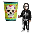 kubeczki czaszka kolorowa amscan 250 ml 8 szt