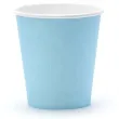 kubeczki papierowe 200 ml blekitne 6 szt