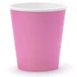 kubeczki papierowe 200 ml rozowe 6 szt