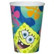 kubeczki papierowe 200 ml sponge bob 6 szt