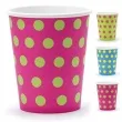 kubeczki papierowe 260 ml kropki 6 szt