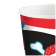 kubeczki papierowe 266 ml flaga piracka 8 szt