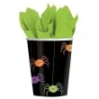 kubeczki papierowe 266 ml spider frenzy 8 szt