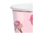 kubeczki papierowe 266 ml tweet baby girl 8 szt