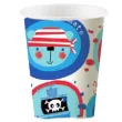 kubeczki papierowe 270 ml piraci 6 szt