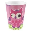 kubeczki papierowe 270 ml sowka 6 szt