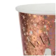 kubeczki papierowe 40 urodziny holo rozowe zloto santex 270 ml 10 szt