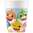 kubeczki papierowe baby shark procos 200 ml 8 szt