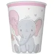 kubeczki papierowe baby shower girl slonik z balonem mix maki 250 ml 8 szt