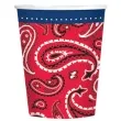 kubeczki papierowe bandana blue jeans amscan 266 ml 8 szt