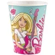 kubeczki papierowe barbie amscan 226 ml 8 szt